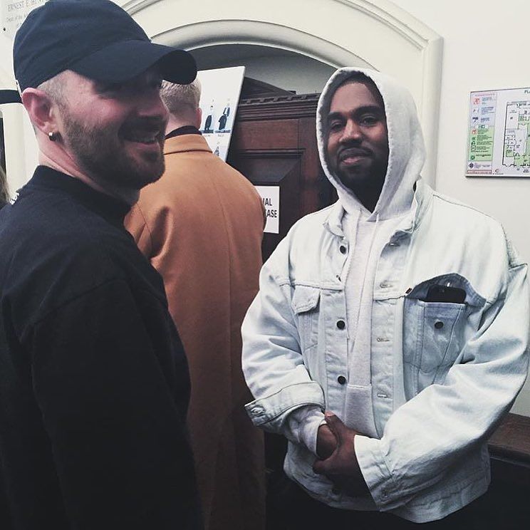 Kanye West in Balenciaga with a Masha Bastii Bag  Kanye west outfits Kanye  west style Kanye west